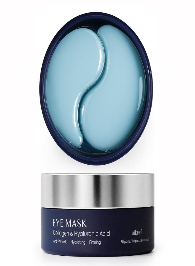 uikeaft Under Eye Patches for Dark Circles: 30 Pairs Eye Gel Mask for Puffy Eyes and Bags with Retinol Collagen - Undereye Brightening Hydrating Anti-Wrinkles Women - Image 1
